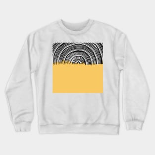 Rainbow Over Sahara Abstract Art Crewneck Sweatshirt